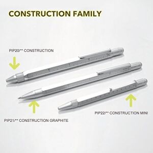 Troika PIP22SI PIP22SI Construction Sytlus Mini Tükenmez Kalem Gümüş