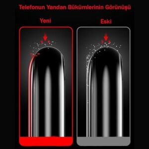 Apple iPhone x ile Uyumlu Ekran Koruyucu Parlak Seramik Nano