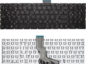 Notebook Klavye - Siyah-Işıksız - Pavilion - 15-Bw, 15-BW0XX, 15-Ra, 15-RA0XX, 15-Rb, 15-RB0XX, 15-Br, 15-BR0XX, 15S-EQ, 15S-FQ, TPN-Q201, TPN-Q222, TPN-Q230 Muadili ile Uyumlu - HP-064