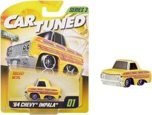 Entertaintment Cartuned S3 1964 Chevy Impala - Sarı Lowrider Araba