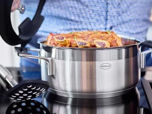 Silence Pro Kısa Tencere 91959 - Paslanmaz Çelik 20 Cm, Kapasite 2.9 Lt, Taze Makarna, Buğulanmış Sebzeler Veya Sıcak Çorbalar Genel Kullanım Için Uygun