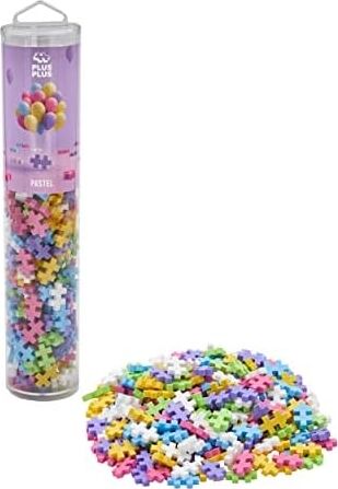 Plus Plus Pastel Mix, 240 Parça, Tüp Inşa ve Yapı Seti Oyuncağı