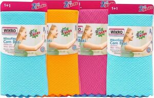 Desenli Kumaş 30X40 cm Iz Bırakmaz Mikrofiber Cam Bezi 8'li Set