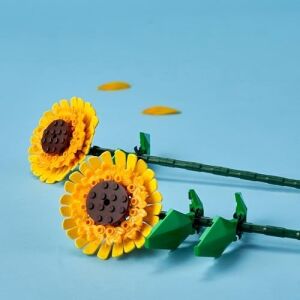 Ayçiçeği 40524 – 8 Yaş ve Üzeri Çocuklar Için Doğum Günü Hediyesi Fikri, Ayarlanabilir Yeşil Saplı ve Yapraklı 2 Ayçiçeği Içeren Dekoratif Yaratıcı Oyuncak Yapım Seti (191 Parça)