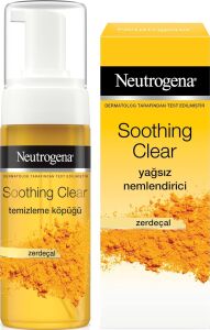 Soothing Clear Köpük 150 Ml+Nemlendirici 75 ml 2'li Set, Sivilceye Meyilli ve Hassas Ciltler Için, Derinlemesine Temizler, Nemlendirir ve Rahatlatır