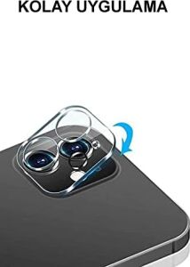 Apple iPhone 14 Pro Ile Uyumlu Kamera Lensi Koruma Camı
