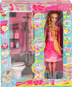 OYD-02387 Bebek ve Banyo Oyun Seti -Oydaş Oyuncak