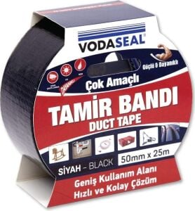 Çok Amaçlı Tamir Bandı, 50MMX25MT, Siyah
