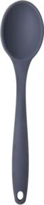 Silikon Büyük Boy Kaşık Seti, Yanmaz Yapışmaz, Çok Renkli - Mavi, Sarı, Kırmızı, Antrasit - 27 Cm, 4 Adet Set, Bpa Free