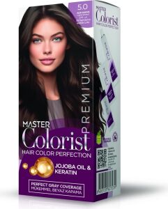 Premıum Yarı Kit Set Saç Boyası 5.0 Açık Kahve