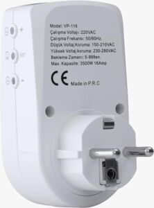 Powerful VP-116 3500W Gerilim Koruma Prizi