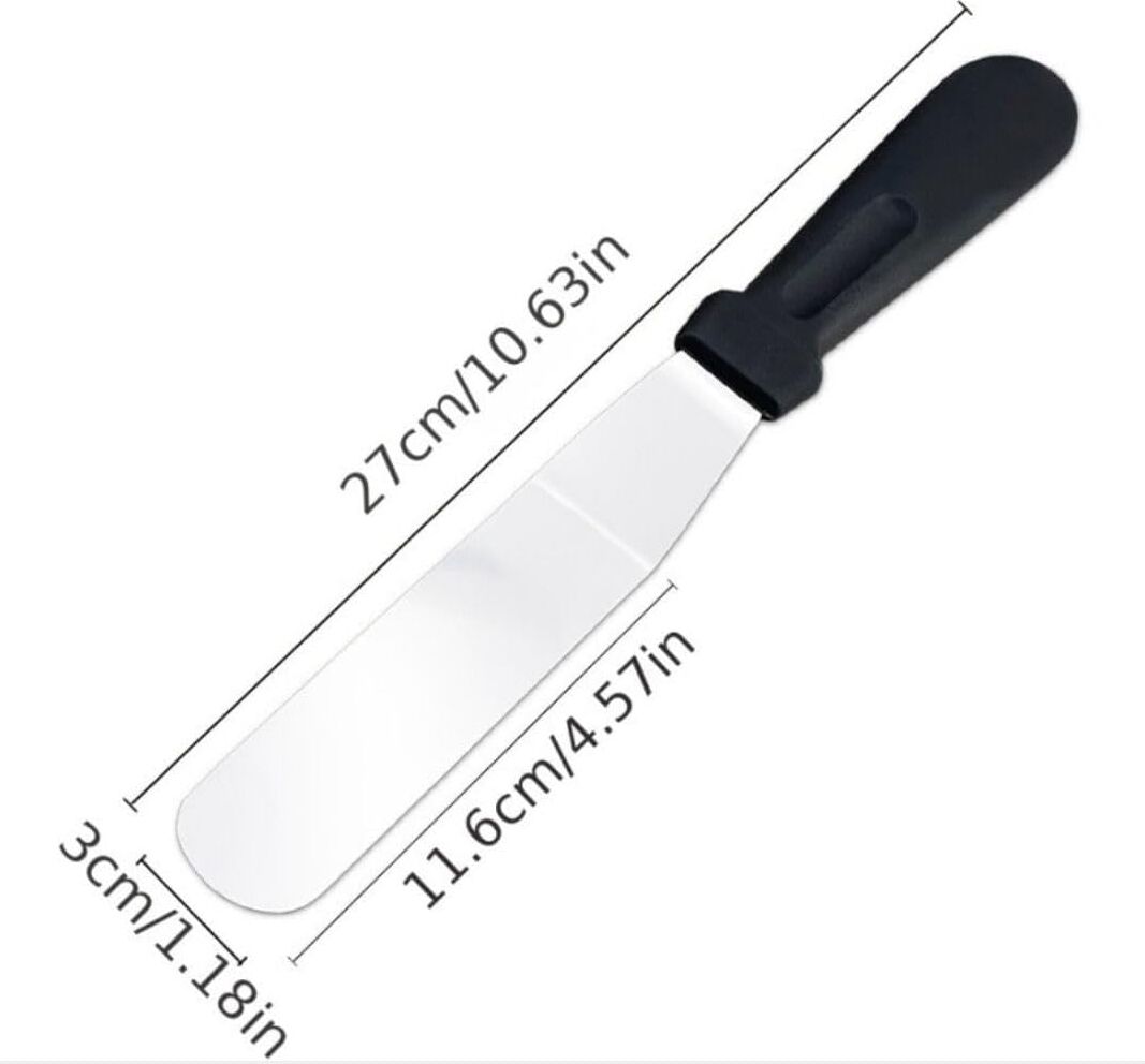 Çelik Pasta Sıvama Spatulası 27 cm
