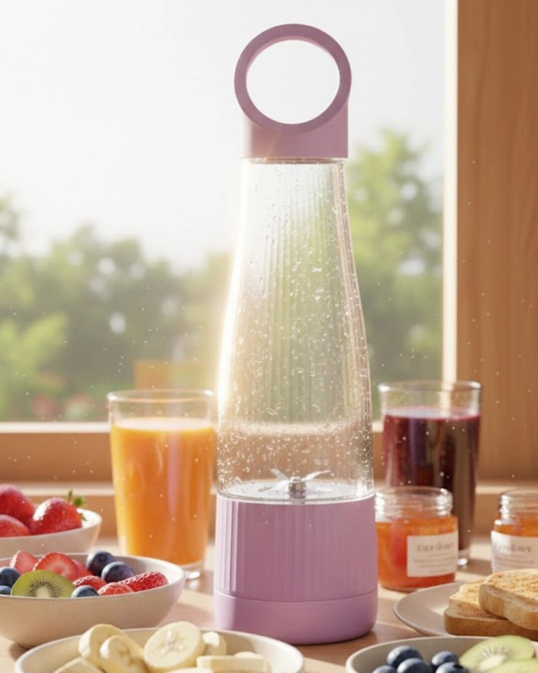 Sağlıklı Yaşam Için 400 ml Taşınabilir Blender