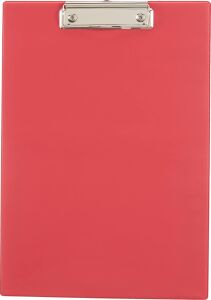 2k 444K A4 Pvc Kapaksız Sekreter Tablası, Kırmızı