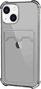 Apple iPhone 13 Için Card Slot Shock Kılıf Siyah [iphone 13 ile Uyumlu Kılıf - Siyah]