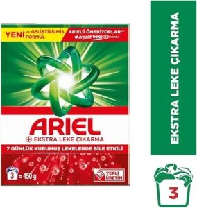 Ekstra Leke Çıkarma Toz Çamaşır Deterjanı 450 Gram 3 Yıkama