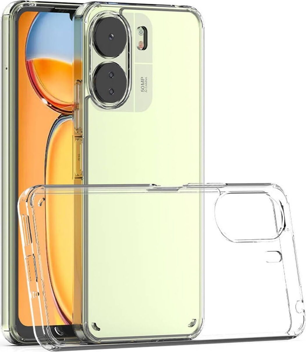 Xiaomi Redmi 13C Kapak 1mm Süper Silikon Şeffaf Kılıf