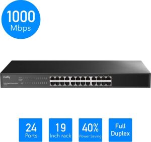 Cudy GS1024 16K Mac, 24 Port Gigabit Metal Switch