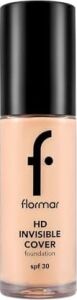 Invisible Cover Hd Hafif Yapılı Yarı Parlak Bitişli SPF30 Fondöten