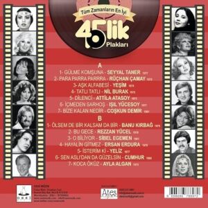Tüm Zamanların En Iyi 45'lik Plakları Plak, Türk Pop Müziği Koleksiyonu, Vinyl