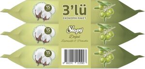 Pamuk Zeytin Cep Mendili 12X3X15 (540 Yaprak)