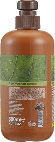 Doğal Argan Yağlı Şampuan 600 ml