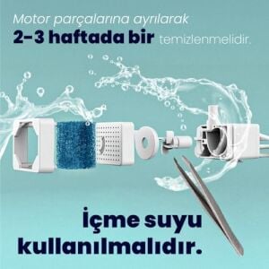 Aquata Yedek Su Pompası Kedi Su Pınarı Yedek Motoru