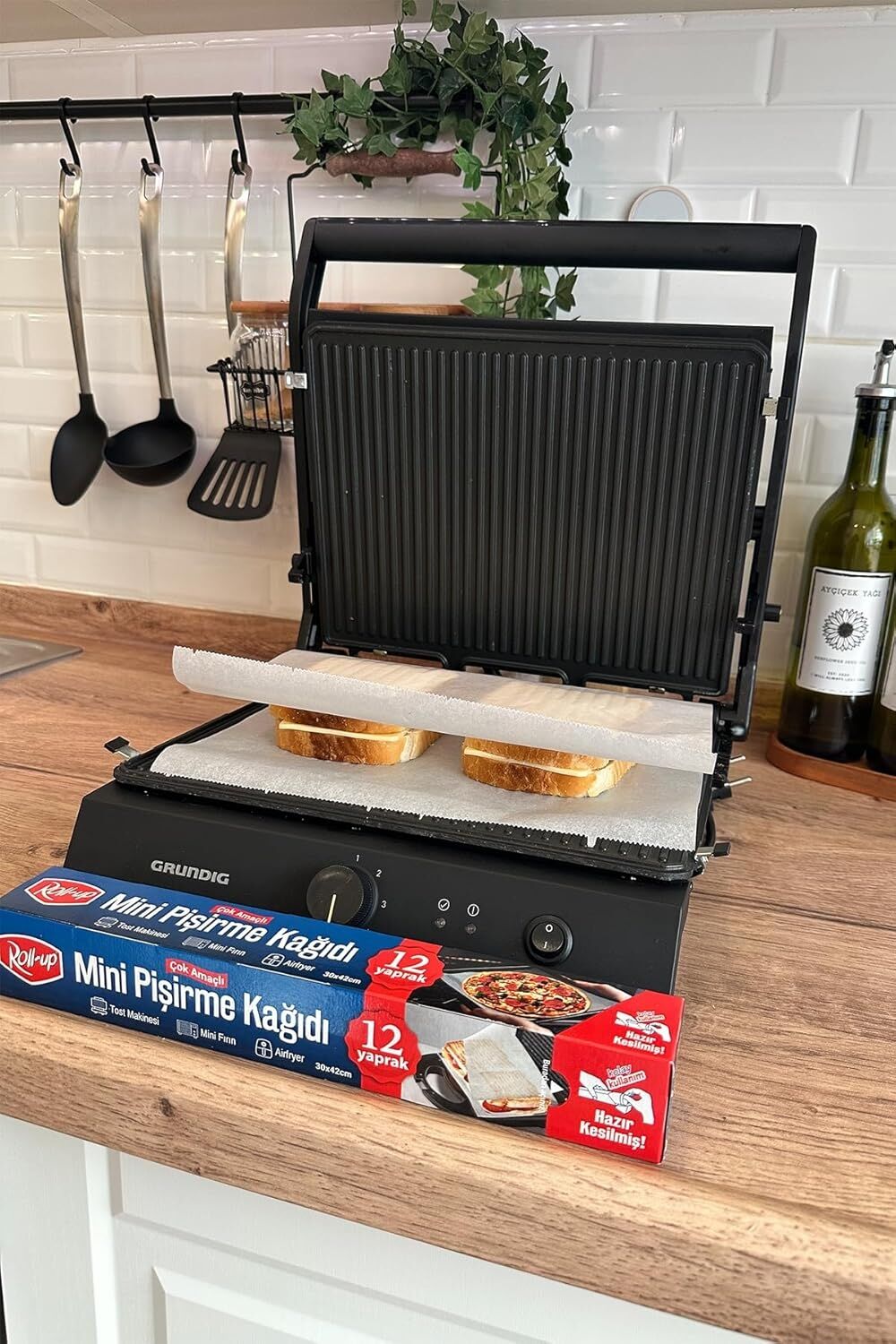 Airfry, Tost, Fırın Için Mini Kesilmiş Pişirme Kağıdı 30X42CM