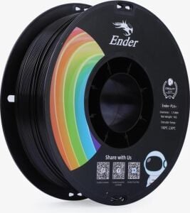 Ender Pla+ Siyah Filament 1,75MM 1kg - Bisiparisver, CRLTY010