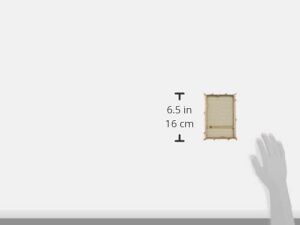 4x6 Gold Metal Picture Frame With Natural Branch Design