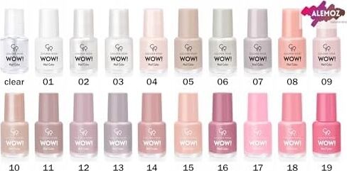 Wow Nail No: 72 - Parlak Bitişli Mini Oje 6 ml