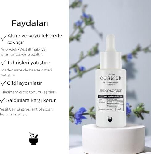 Cosmed Skinologist 10% Azelaic Solution 15 ml