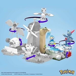 Mega Pokémon Piplup ve Sneasel Kış Macerası Seti, 7 Yaş ve Üzeri, HKT20