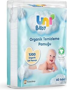 Bebek Temizleme Pamuğu 60 Adet