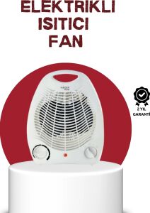 2000W Taşınabilir Elektrikli Fanlı Isıtıcı – Hızlı Isınma, Kompakt Boy