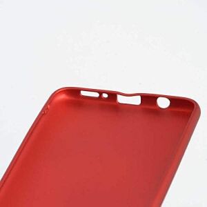 Galaxy S7 Edge Uyumlu Mat Yumuşak Silikon Kılıf (Altın Rengi)
