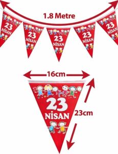 23 Nisan Süsleri 23 Nisan Hediyeleri Ipe Dizili 10 Lu Oynayan Çocuklar