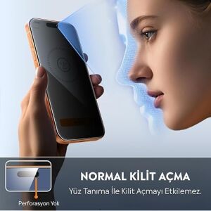 iPhone 17 Pro Max Için Ultra Şeffaf Full Ekran Korumalı Pro Hayalet Temperli Cam Ekran Koruyucu