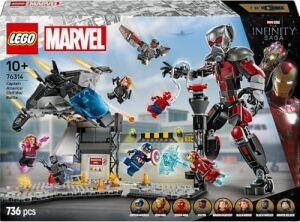 Kaptan Amerika: Kahramanların Savaşı Aksiyon Savaşı 76314-10 Yaş ve Üzeri Çocuklar Için 8 Minifigürlü Oyuncak Yapım Seti, Doğum Günü Hediyesi (736 Parça)