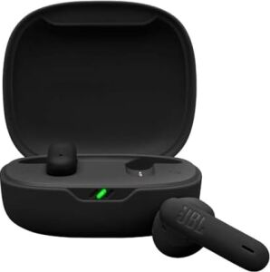 Jbl Wave Flex 2-40H Çalma Süresine Sahip Kablosuz Açık Çubuk Bluetooth Kulaklıklar, Akıllı Ortam Teknolojisi, Saf Bas Ses, IP54 Su Geçirmez ve Çok Noktalı Bağlantı, Siyah
