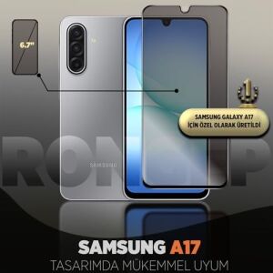 Galaxy A17 Için Hayalet Ekran Koruyucu 9h Sertlikte Anti-Static Temperli Cam Dokunmatiği Etkilemeyen  A17 Ekran Koruyucu Çizik ve Darbelere Karşı A17 Ekran Koruma (Hayalet)
