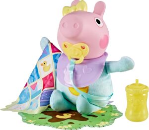 Oinks ve Snuggles Evie Aksesuarlı Interaktif Oyuncak Bebek, 20'den Fazla Ses, 3 Yaş ve Üzeri Kız ve Erkek Çocuklar Için Pelüş Oyuncaklar