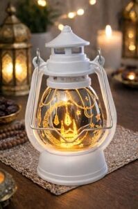 Pilli LED Işık, Askılı Fener Süsü Sarı Işıklar Peri Işıkları Aydınlatmalı Şerit LED Ramazan Süsü LED Işık Beyaz