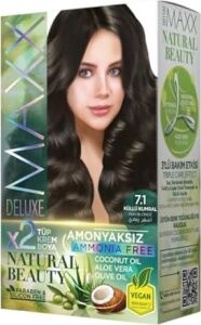 Natural Beauty Amonyaksız Set Saç Boyası 7.1 Küllü Kumral