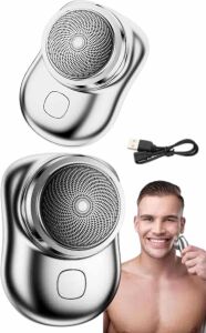 Mini Sıfır Sakal Yanak Tıraş Makinesi USB Şarjlı Sıfır Sakal Taşınabilir Korumalı