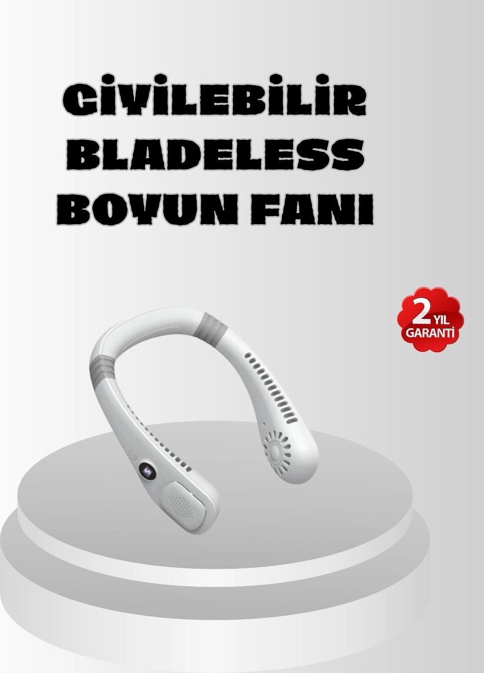 Taşınabilir Boyun Fanı Sessiz Çalışma ve USB Şarj Özellikli