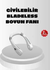 Taşınabilir Boyun Fanı Sessiz Çalışma ve USB Şarj Özellikli