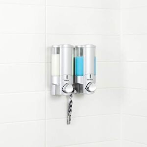 Better Living BLP-76235-1 Aviva Shower Dispenser 2 Chamber Satin Silver