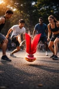 Flıx - Oyna, Ayağınla Vur, Zıplat! Refleks ve Koordinasyon Geliştirici Beceri Oyuncağı, Ayakla ve Elle Oynanabilen Spor Oyunu, 8+ Yaş