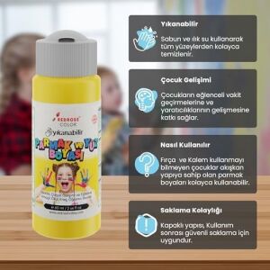 Sarı Parmak Boyası 60 ml